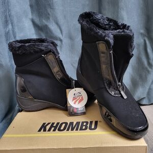 Khombu black size 9 boots